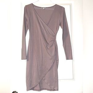 Charlotte Russe Long Sleeve Dress V-Neck
Size: Small